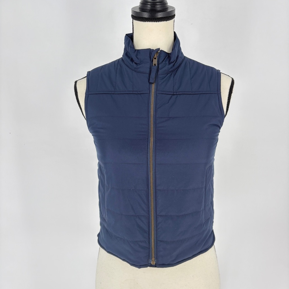 J Crew Channel Quilted Vest Navy Blue Size Small (6-7) New with‎ Tags